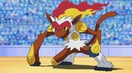 Ash's Infernape in the anime. (Image via The Pokemon Company)